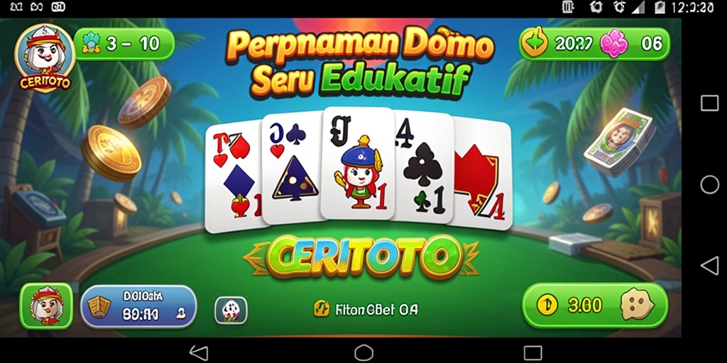 Tampilan gameplay CERITOTO yang seru dan mengasyikkan.