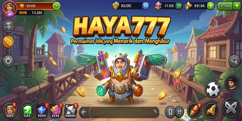 Screenshot gameplay HAYA777 menunjukkan aksi seru permainan Idle yang menantang.
