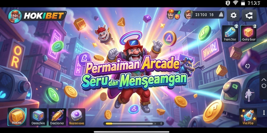 Tampilan gameplay seru HOKIBET dengan berbagai tantangan menarik.