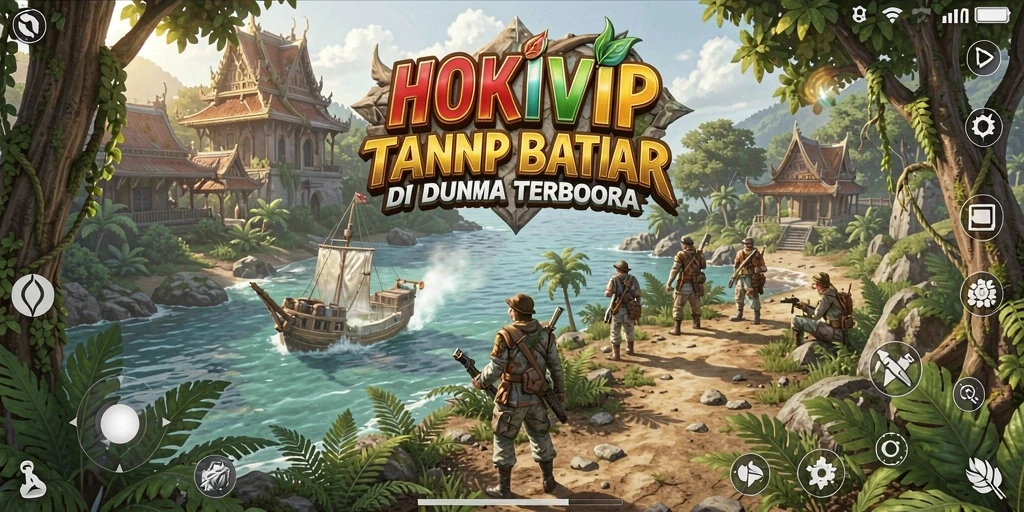 Gameplay HOKIVIP menunjukkan keindahan dunia terbuka yang luas.