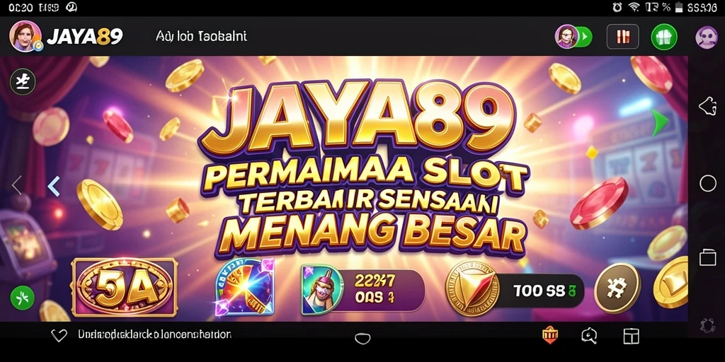 Gameplay menegangkan di JAYA89 dengan mesin slot yang beragam.
