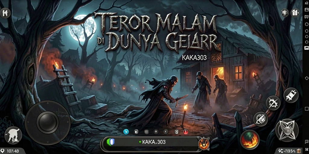 Screenshot gameplay KAKA303 yang seram dan menegangkan.