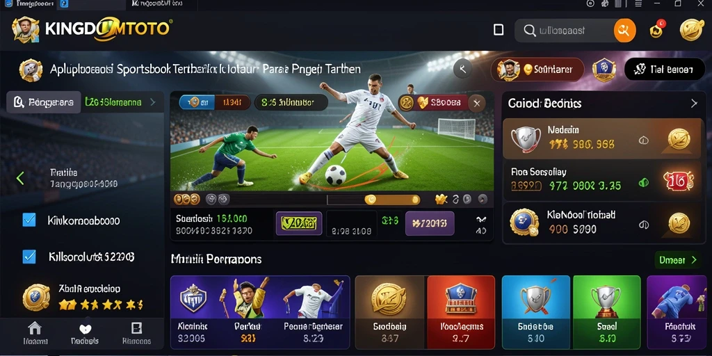 Tampilan menarik dari KINGDOMTOTO saat melakukan taruhan olahraga.
