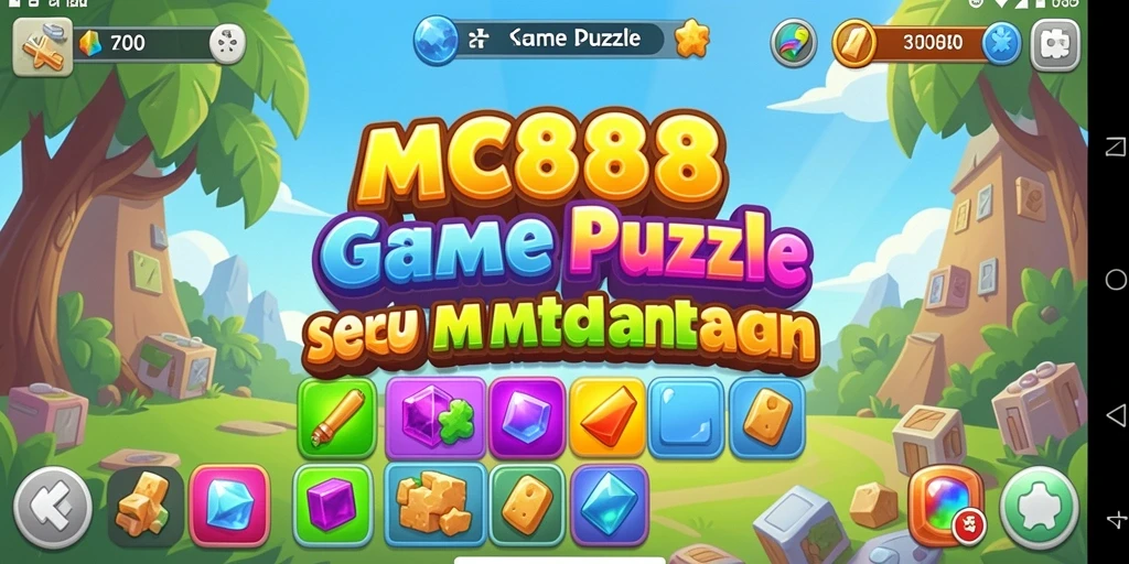 Screenshot menunjukkan gameplay seru dan tantangan di MC888.