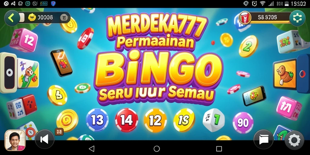 Tangkapan layar gameplay MERDEKA777 yang menampilkan serunya permainan Bingo.