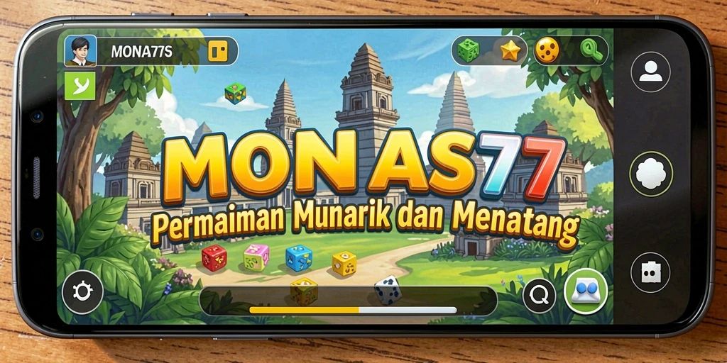 Tampilan gameplay menantang dari MONAS77 yang memikat pemain.