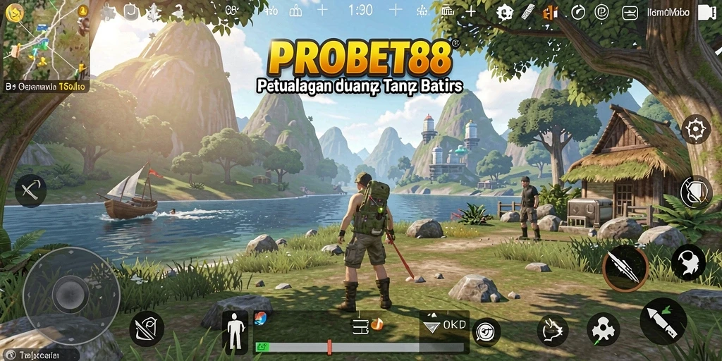 Tampilan luar biasa dari gameplay <strong>PROBET88</strong> dalam dunia terbuka yang menakjubkan.
