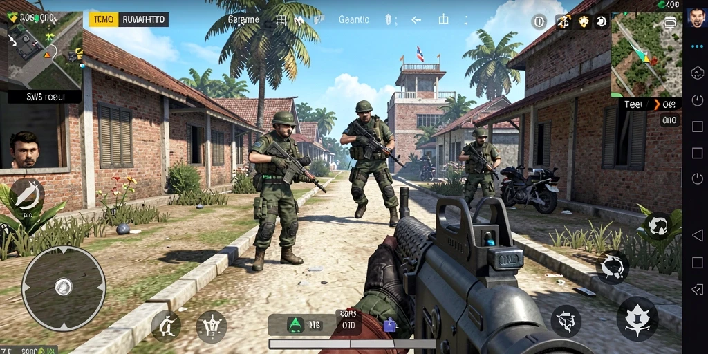 Screenshot gameplay RUMAHTOTO yang menampilkan aksi seru TPS.