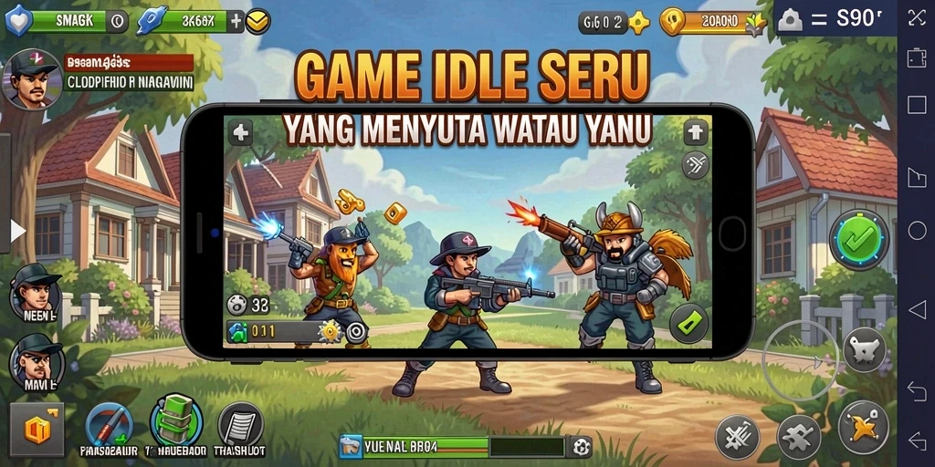 Screenshot S80 menunjukkan gameplay Idle menyenangkan dan grafis yang menarik.