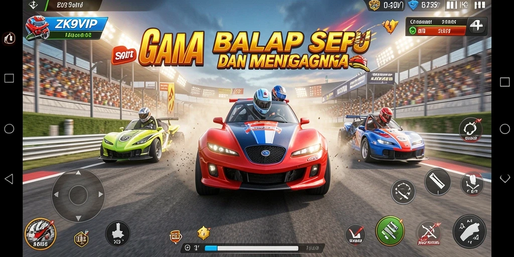 Tampilan gameplay seru dan menegangkan di ZK9VIP.