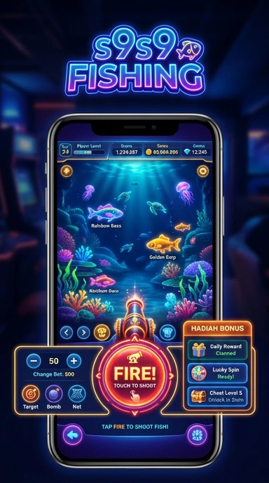 Tampilan antarmuka s9s9 yang modern dan mudah digunakan.